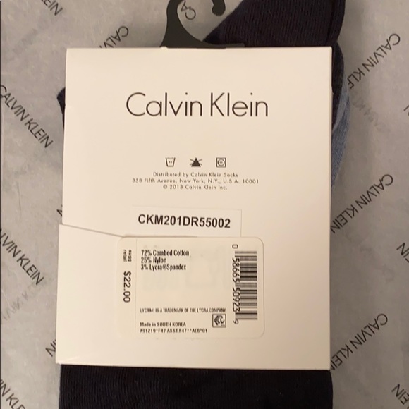 Calvin Klein 3 pack men dress socks - Picture 2 of 4